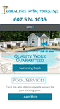 Mobile Screenshot of coralislepools.com